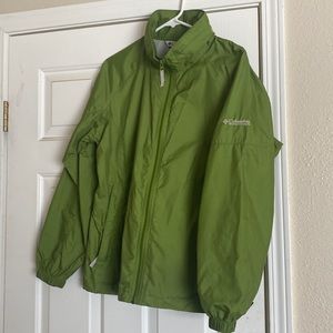 Columbia packable raincoat